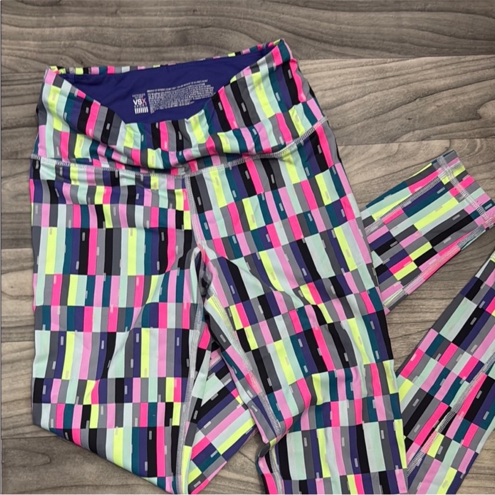 Artsy Y2K Victoria’s Secret Multi Colored Sports Active Wear Leggings
